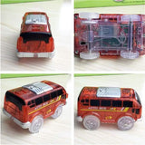 Light Up Toy Car Track Accessories Racing Car with 5 Flashing LED Lights