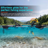 Lightweight 10FT 1-Person Modular Fishing Kayak With Propeller Drive System (SAK67032)