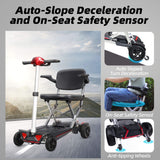 Lightweight Powered Folding Mobility Scooter For Adults And Seniors (SAK53214)