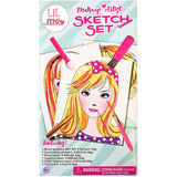 Lil Me Makeup Artist Sketch Set with 10 Design Sketch Sheets