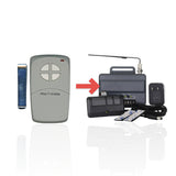 Anderic Substitute Kit for Linear 4140 Multi-Code 4-button 300 MHz Visor Garage Door Opener Remote Control [RR850LM]