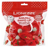 Lionesse Strawberry Soap Infused Bath Loofah 952