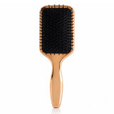 Lionesse Metallic Hair Brush for Gentle Detangling Gold