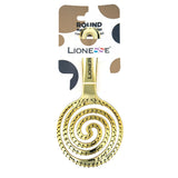 Lionesse Maze 8592 Gold Round Hair Brush for Volume