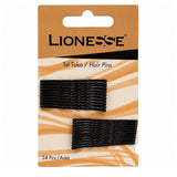 Lionesse Bobby Pins Secure Hold Hair Clips 24-Pack