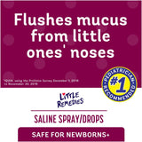 Little Remedies, Saline Nasal Spray and Saline Drops for Baby and Newborn, 0.5 Fl Oz, 3 Pack