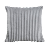 Living Room Furniture Corner Chair Gray Corduroy Upholstery 1pc Corner Wedge Soft Cushion Solid Wood Legs