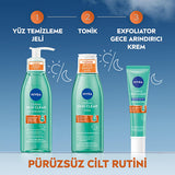 Nivea Derma Skin Clear Acne Face Wash: Deep Cleansing Salicylic Acid & Niacinamide Gel for Blemish & Pore Control, Oily & Acne-Prone Skin