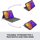 Logitech Folio Touch iPad Keyboard Case with Trackpad and Smart Connector for iPad Air (4th Generation) – Graphite Apple Exclusive