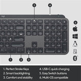 Logitech MX Keys Advanced Wireless Illuminated Keyboard