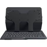 Logitech - Universal Keyboard Folio Case for Most 9-10" Tablets (Refurbished)