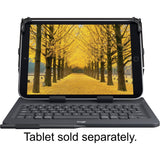 Logitech - Universal Keyboard Folio Case for Most 9-10" Tablets (Refurbished)