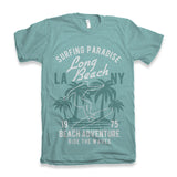 Long Beach Men's Bamboo Viscose/Organic Cotton Short Sleeve Graphic T-Shirt