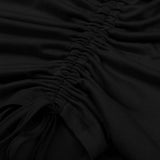 Long Sleeve Off Shoulder Sexy Loose Tie Dress