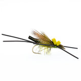 Long Tail Skwala Stone - Squalla Stonefly Dry Fly - 6 Flies Hook Size 10