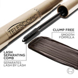 L'Oreal Paris Makeup Telescopic Original Lengthening Mascara, Blackest Black, 0.27 Fl Oz (1 Count)
