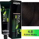 L'Oreal Professionnel Inoa Ammonia-Free Hair Color 4.8 Mocha Brown 60g