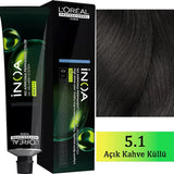 L'Oreal Professionnel Inoa Ammonia-Free Dye 5.1 Light Ash Brown 60g