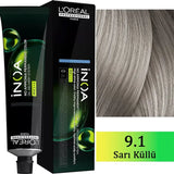 Loreal Professionnel Inoa 9.1 Light Ash Blonde Hair Color 60g