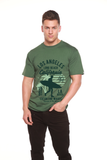 Los Angeles Men's Bamboo Viscose/Organic Cotton Short Sleeve Graphic T-Shirt