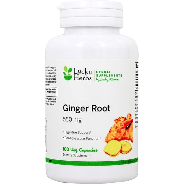 Lucky Brand - GINGER ROOT 550mg  100 VCAPS