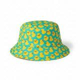 Lucky Ducky Pink & Green Polyester Bucket Hats