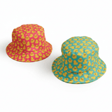 Lucky Ducky Pink & Green Polyester Bucket Hats