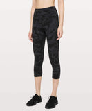 lululemon Align Crop 21" (Heritage 365 Camo Deep Coal, 4)