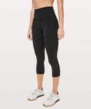 Lululemon Athletica Align Crop 21inch (BLK, 2)