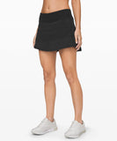 Lululemon Athletica Pace Rival MR Skirt (Black, Tall, Size 0)