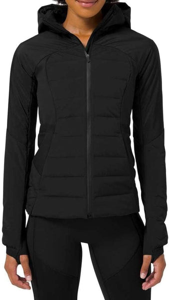 lululemon Down For It All Jacket (US, Numeric, 10, Regular, Regular, Black)