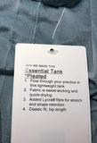 Lululemon Essential Tank Pleated - BUCA (Blue Cast)
