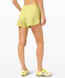 lululemon Find Your Pace Short 3" *Lined (Lemon Vibe, 12)