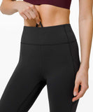 LULULEMON Invigorate High-Rise Tight 25" (Black, 0)