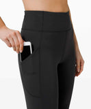 LULULEMON Invigorate High-Rise Tight 25" (Black, 0)