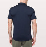 lululemon Mens Evolution Polo Short Sleeve Shirt