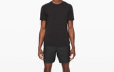 lululemon Mens Metal Vent Tech Short Sleeve Shirt (Black, S)