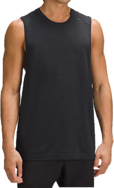 lululemon Men's Metal Vent Tech Tank (US, Alpha, Medium, Regular, Regular, Black)
