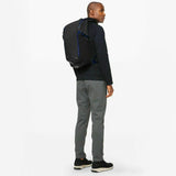 lululemon Men's More Miles Backpack 25.5Ll Can accommodate 17" laptop - Sturdy & Water-repellent - Heavy Duty -Blue Black