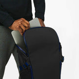 lululemon Men's More Miles Backpack 25.5Ll Can accommodate 17" laptop - Sturdy & Water-repellent - Heavy Duty -Blue Black