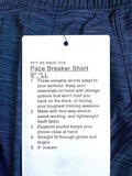 lululemon PACE Breaker Short 9" LINERLESS (US, Alpha, Small, Regular, Regular, HABM -Blue)