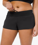 Lululemon Run Speed Up Short (Black, 10)