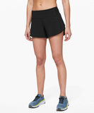 lululemon Speed Up Short Mid-Rise 4" Lined (Color 000, 12)