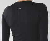 lululemon Swiftly Tech Long Sleeve Crew (Black, 10)