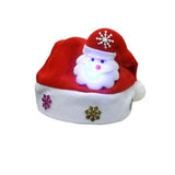 Luminous Christmas Hat Glowing Santa Claus, Snowman, Deer Christmas Hat