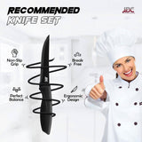 Lux Decor Collection Kitchen Knife Set Ultra Sharp Stainless Steel Knives Set