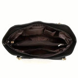Luxurious Large Capacity Satchel Bag Stylish Top-Handle Design With Pendant