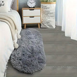 Luxurious Soft Faux Fur Oval Area Rug