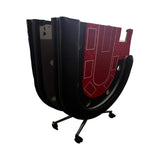 Luxury 94-Inch Foldable 10 Player Poker Table With LED, Wheels And Cup Holders (SAK24897)