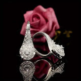 Luxury Eight Heart Earrings with Cubic Zirconia